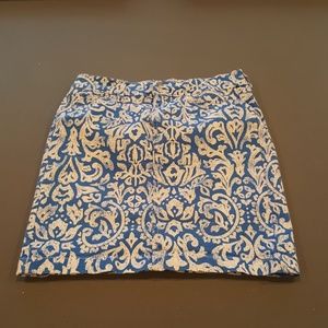 Bright Blue & White Old Navy Skirt - Skirt 4